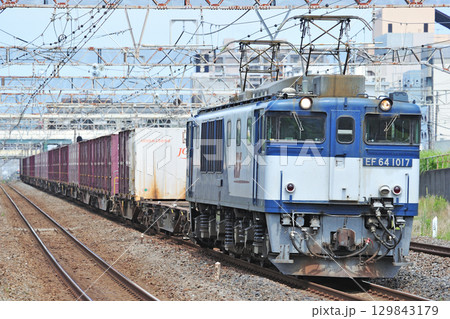 東海道本線 大磯-二宮 JR貨物 EF64-1017(愛知) 東海道本線 大磯-二宮 JR貨物 EF64-1017(愛知) 129843179