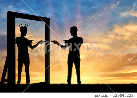 Concept of a narcissistic and egoistic man Concept of a narcissistic and egoistic man 129843222