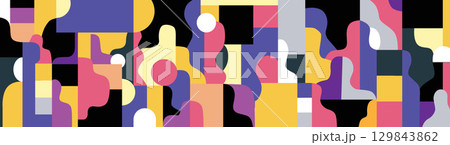 Group of people modern society creative abstract silhouettes multicolor vector background Group of people modern society creative abstract silhouettes multicolor vector background 129843862