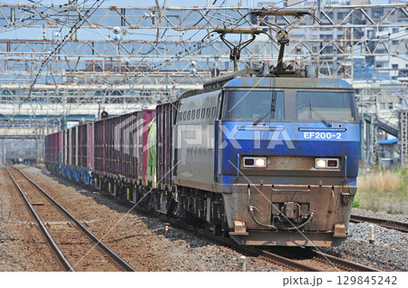 東海道本線　平塚　JR貨物　EF200-2（新鶴見） 129845242