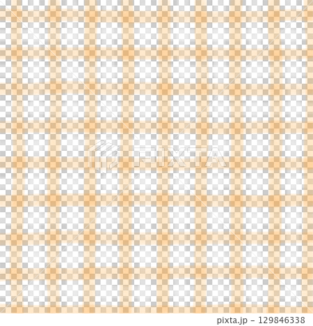Orange White Plaid Gingham Madras Check Hand Drawn Background Pattern Overlay Orange White Plaid Gingham Madras Check Hand Drawn Background Pattern Overlay 129846338