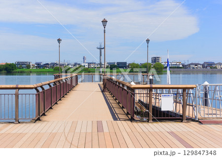 埼玉県越谷市大相模調節池2025年8月 埼玉県越谷市大相模調節池2025年8月 129847348