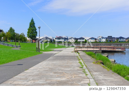 埼玉県越谷市大相模調節池2025年8月 129847350