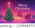 クリスマス　カード　ポスター 129848474
