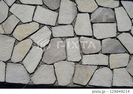 石畳 テクスチャ 背景素材 129849214