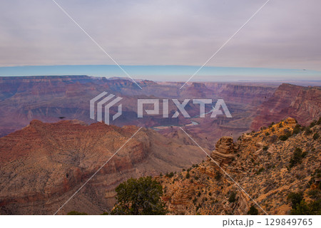 絶景グランドキャニオン－壮大な夕景 129849765