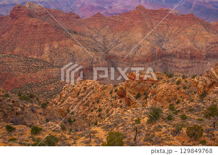 絶景グランドキャニオン-壮大な夕景 絶景グランドキャニオン-壮大な夕景 129849768