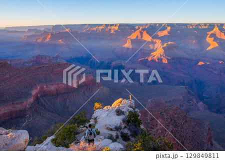 絶景グランドキャニオン－壮大な夕景 129849811