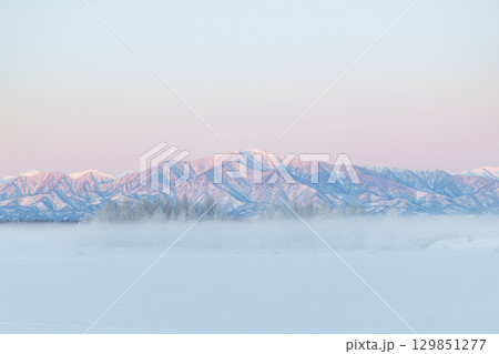 気嵐と日高山脈 129851277