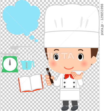 料理の試作をするシェフ、メニュー開発 129851998