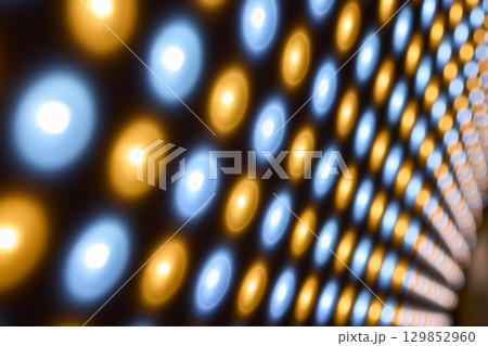 Explore the dynamic and vibrant LED light patterns that enhance modern design projects wonderfully 129852960