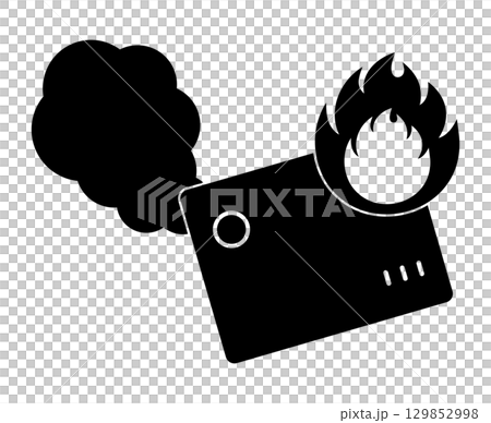 モバイルバッテリーの発火 モバイルバッテリーの発火 129852998