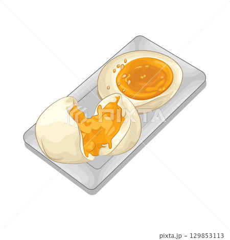 Illustration of Boiled Egg 129853113