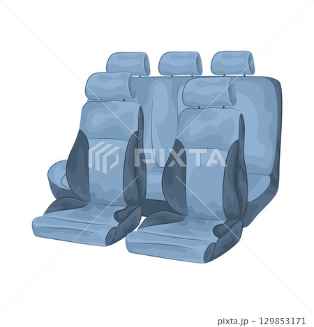 Illustration of Car Seat Illustration of Car Seat 129853171