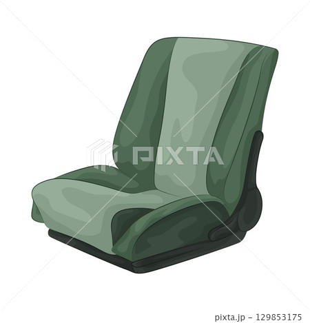 Illustration of Car Seat Illustration of Car Seat 129853175