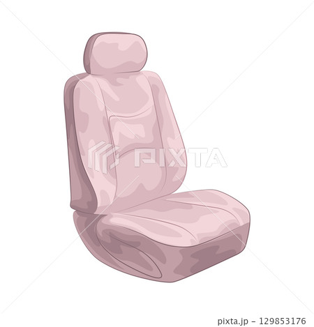 Illustration of Car Seat Illustration of Car Seat 129853176