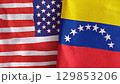 Venezuela vs EEUU, Venezuela against United States, Flag comparison 129853206