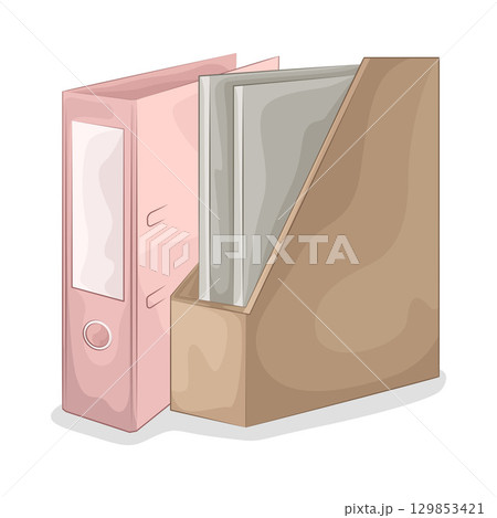Illustration of Folder Illustration of Folder 129853421