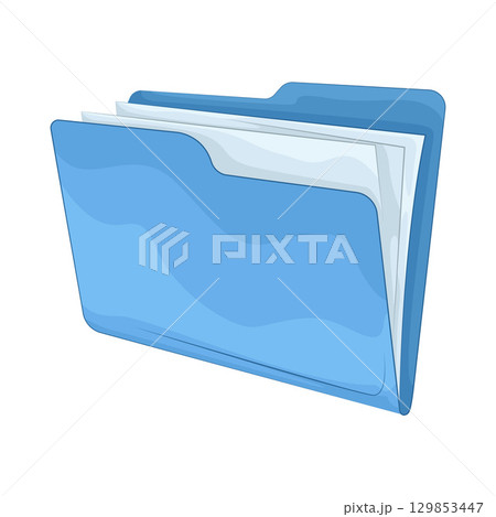 Illustration of Folder Illustration of Folder 129853447