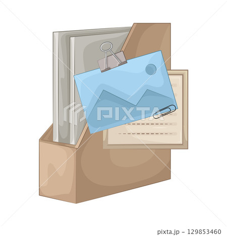 Illustration of Folder Illustration of Folder 129853460