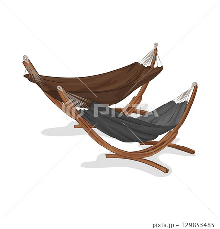 Illustration of Hammock Illustration of Hammock 129853485