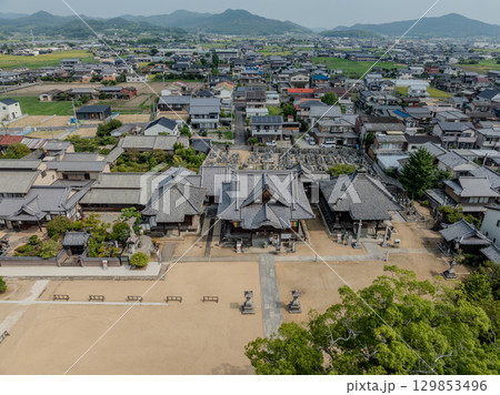 Aerial Image of Nagao-ji Temple. Aerial Image of Nagao-ji Temple. 129853496