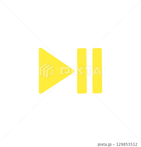 再生・一時停止アイコン / Play and Pause Icon 再生・一時停止アイコン / Play and Pause Icon 129853512