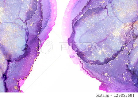 水彩の綺麗なテクスチャ 129853691