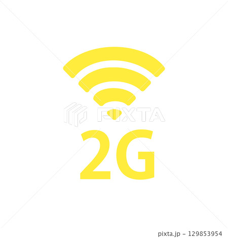 2G通信アイコン / 2G Network Icon 2G通信アイコン / 2G Network Icon 129853954