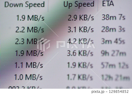 The results of the Internet Speed Test are displayed for your convenience and analysis purposes The results of the Internet Speed Test are displayed for your convenience and analysis purposes 129854852