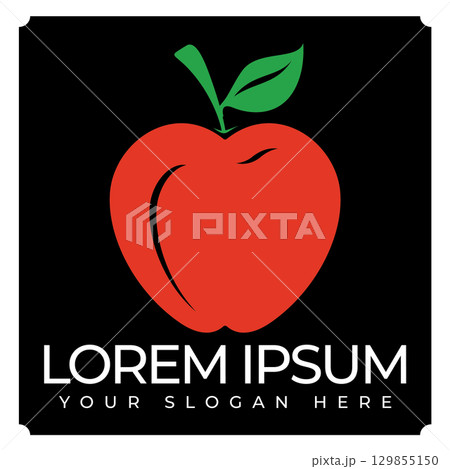 Iconic Apple Inspired Emblem Iconic Apple Inspired Emblem 129855150