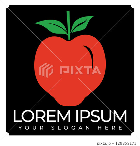 Iconic Apple Inspired Emblem 129855173
