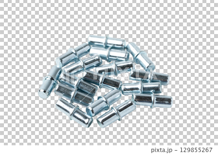 透明背景(png)に鉄製の棚受けダボ 透明背景(png)に鉄製の棚受けダボ 129855267