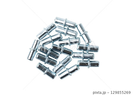 透明背景(png)に鉄製の棚受けダボ 透明背景(png)に鉄製の棚受けダボ 129855269