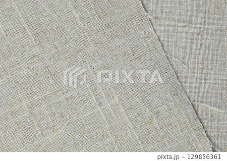 brown hemp viscose natural fabric cloth, sackcloth rough texture of textile fashion brown hemp viscose natural fabric cloth, sackcloth rough texture of textile fashion 129856361