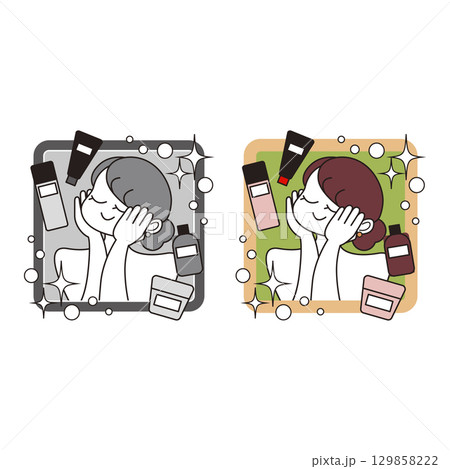 スキンケア 129858222