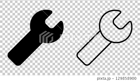 扳手圖示黑色 129858900