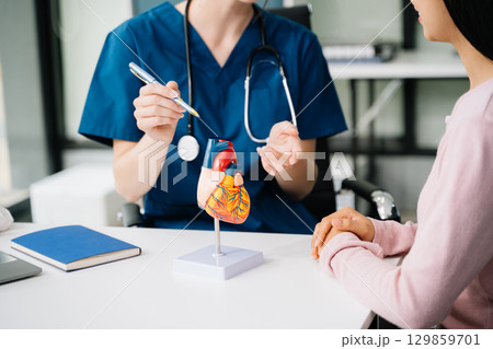 Medical expertise and patient care through anatomical models. Visualize healthcare concepts with a focus on anatomy, guidance Medical expertise and patient care through anatomical models. Visualize healthcare concepts with a focus on anatomy, guidance 129859701