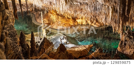 Drach Caves in Mallorica Explore Stunning Underground Lakes and Stalactites Drach Caves in Mallorica Explore Stunning Underground Lakes and Stalactites 129859875