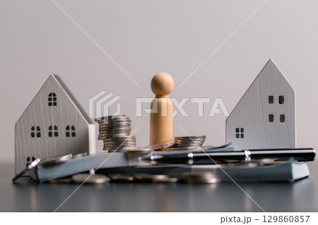 Business home concept involves strategic financial management money coin save bank real estate economic loan investment development growth encourage accountancy buy income stack investment economy Business home concept involves strategic financial management money coin save bank real estate economic loan investment development growth encourage accountancy buy income stack investment economy 129860857