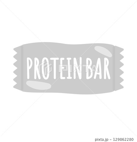 袋に入ったプロテインバー イラスト 袋に入ったプロテインバー イラスト 129862280