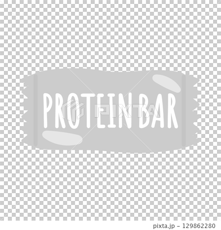 袋に入ったプロテインバー イラスト 袋に入ったプロテインバー イラスト 129862280