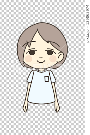 醫務工作者插畫材料護士 醫務工作者插畫材料護士 129862974