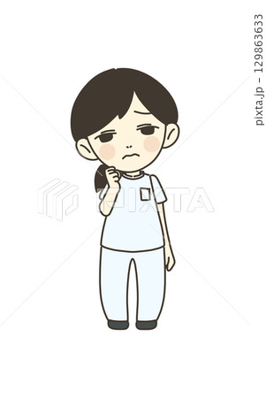 医療従事者の人物 イラスト素材 看護師 医療従事者の人物 イラスト素材 看護師 129863633