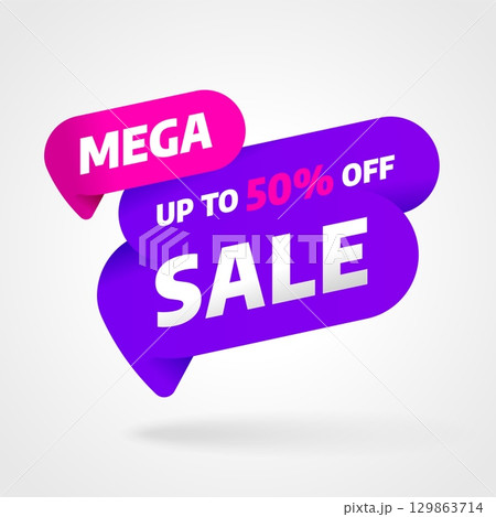 Sale banner template design. Special offer. Vector illustration. Sale banner template design. Special offer. Vector illustration. 129863714