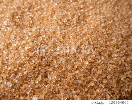 Organic Light Brown Sugar Background texture. 129864063