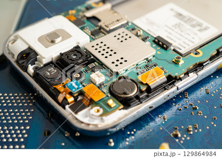 Repairing and upgrade circuit mainboard of notebook, electronic, computer hardware and technology. 129864984