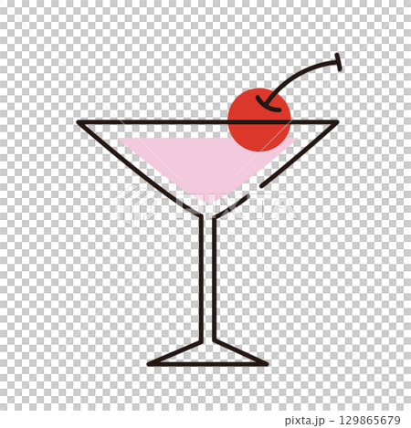 チェリーカクテル 129865679