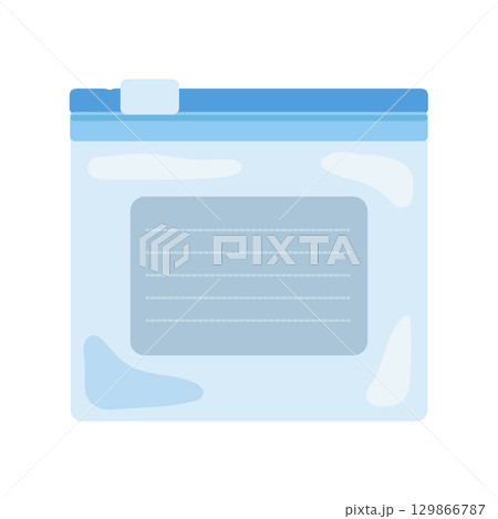 フリーザーバッグ　イラスト 129866787