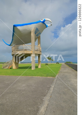 小浜島海人公園のマンタ展望台の佇まい 129866822